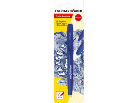 EBERHARD FABER Stylo encre gel Erase it!, bleu