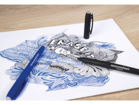 EBERHARD FABER Stylo encre gel Erase it!, noir