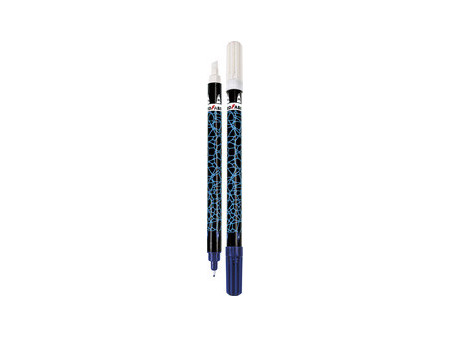 EBERHARD FABER Effaceur, blister de 2, bleu fluo / noir