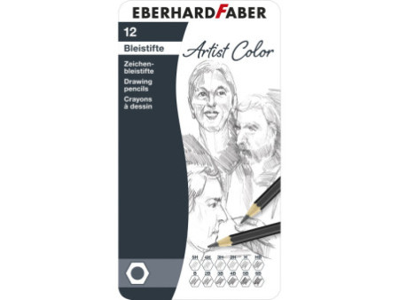 EBERHARD FABER Crayon de couleur Artist Color, étui de 12