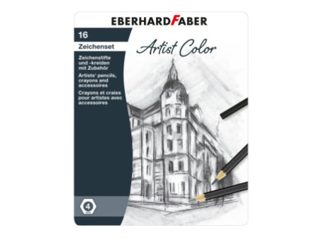 EBERHARD FABER Kit de dessin Artist Color, 16 pièces