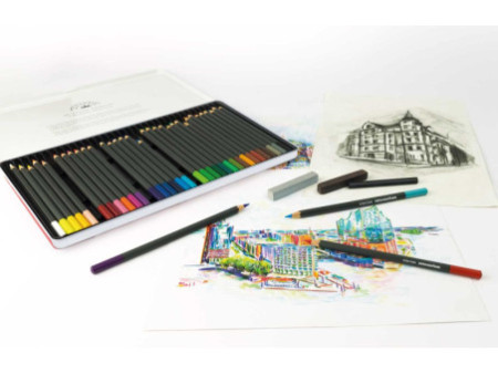 EBERHARD FABER Kit de dessin Artist Color, 16 pièces