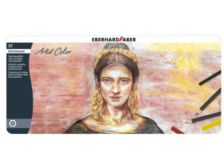 EBERHARD FABER Kit de dessin Artist Color, 37 pièces
