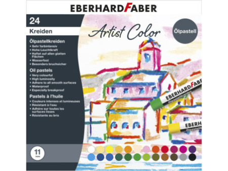 EBERHARD FABER Pastel à l'huile Artist Color, étui de 24