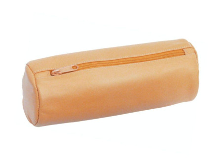 Alassio Trousse ronde XXL, en cuir, naturel