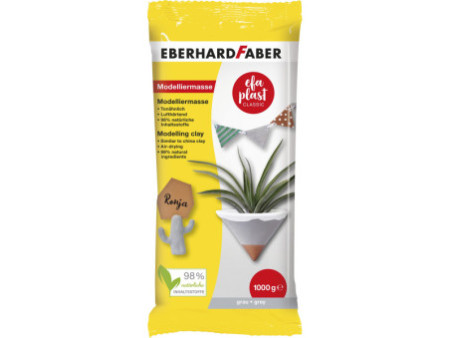 EBERHARD FABER Pâte à modeler EFA plast classic, gris