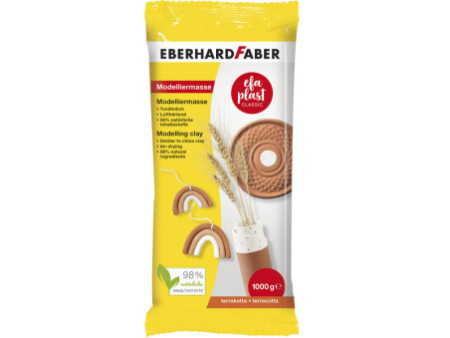 EBERHARD FABER Pâte à modeler EFA plast classic, terracotta