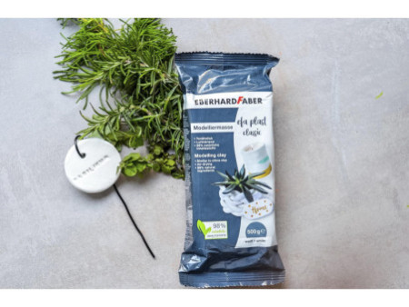 EBERHARD FABER Pâte à modeler EFA plast classic, blanc