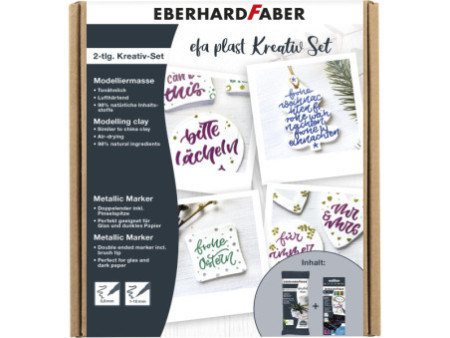 EBERHARD FABER Pâte à modeler EFA plast, kit créatif
