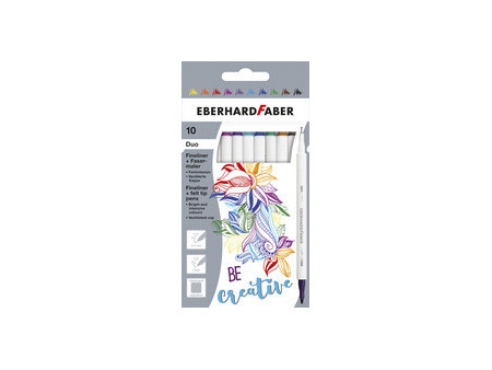 EBERHARD FABER Feutre Duo pointe ronde & pointe fine