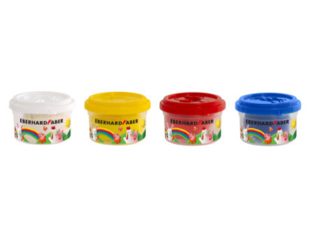 EBERHARD FABER Kit pâte à modeler Mini Kids, tons de base