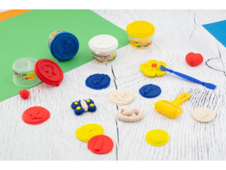 EBERHARD FABER Kit pâte à modeler Mini Kids, tons de base