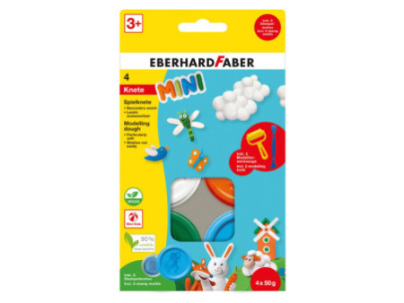 EBERHARD FABER Kit pâte à modeler Mini Kids, tons spéciaux