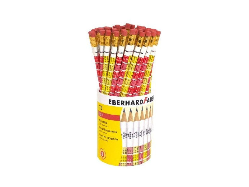 ELERHARD FABER Crayon de papier multiplications, pot de 72