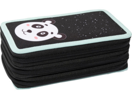 EBERHARD FABER Étui scolaire Triple Decker Panda, 36 pièces
