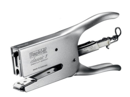 Rapid Pince agrafeuse Classic K1 - Platinum Edition, argent