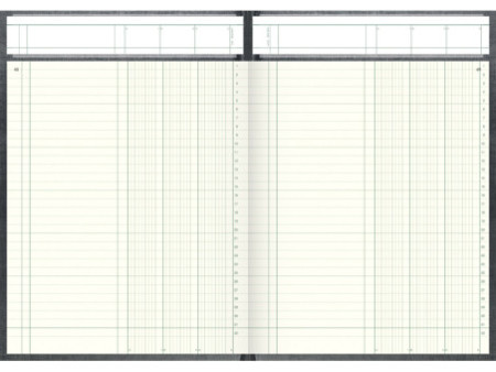 KÖNIG & EBHARDT Livre à colonne A4, 3 colonnes, 144 feuilles