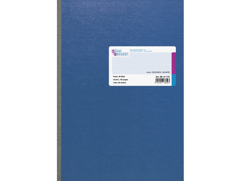 König & Ebhardt Brouillon, format A4, 96 pages, ligné