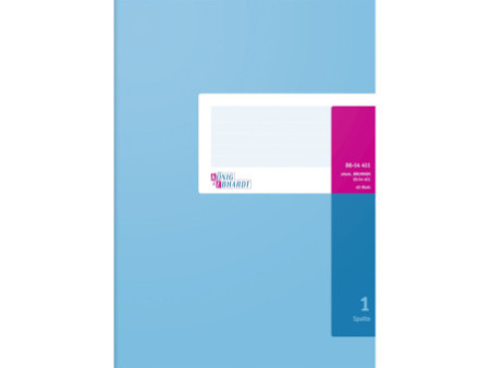 König & Ebhardt Livre à colonne A4, 1 colonne, 40 feuilles