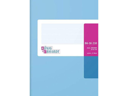 König & Ebhardt Livre de compte, format A6, quadrillé, 32