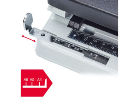 Rexel Perforateur multifonction variable 430, noir/gris