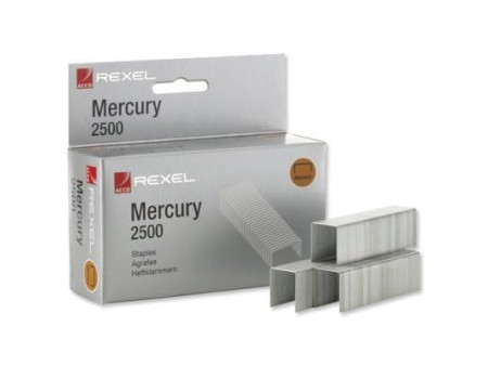 Rexel Agrafes Mercury pour agrafeuse Mercury, zingué