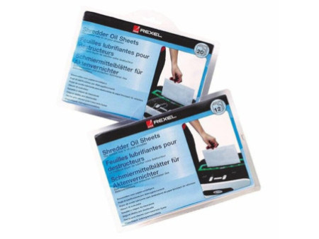 Rexel Feuille de lubrification pour destructeur de documents