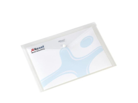 Rexel Pochette à documents Folder, A4, blanc translucide