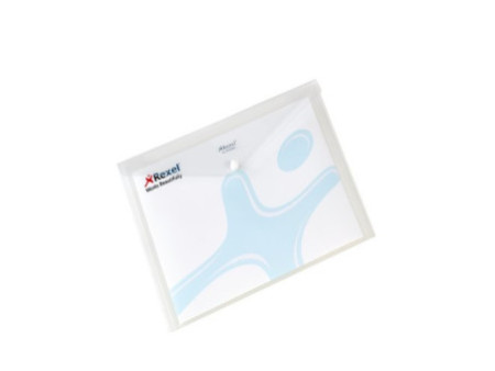 Rexel Pochette à documents Folder, A4, blanc translucide