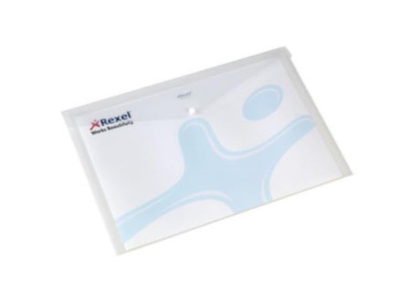 Rexel Pochette à documents Folder, A4, blanc translucide