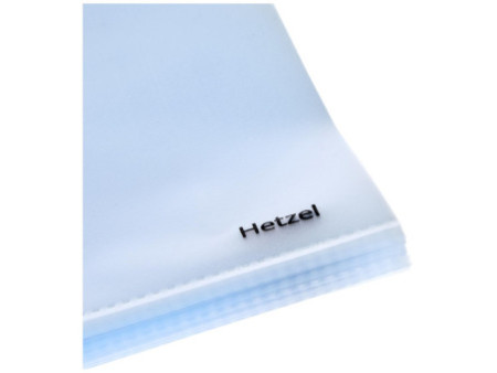 HETZEL Pochette coin standard, A5, PP, grainée, 0,11 mm