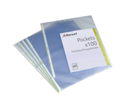 HETZEL Pochette perforée standard, A3 portrait, PP