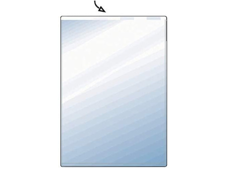 HETZEL Etui de poche, PVC, simple, 0,17 mm, format: A8