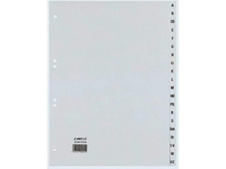 HETZEL Intercalaires en plastique, A-Z, A4 extra large