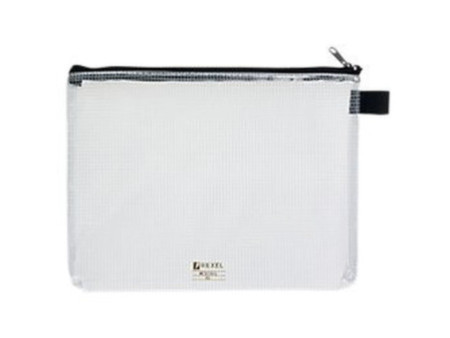 Rexel Sac à fermeture zip Mesh Bags, A4, PVC, noir