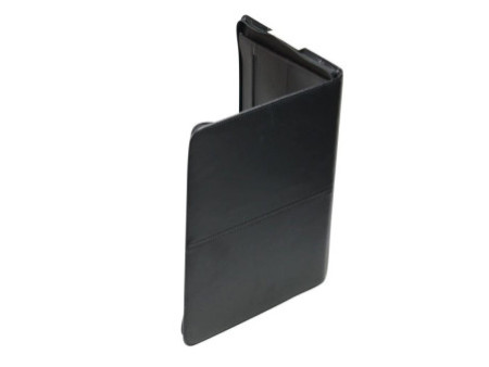 Alassio Serviette classeur 'LIMONE', A4, cuir nappa, noir