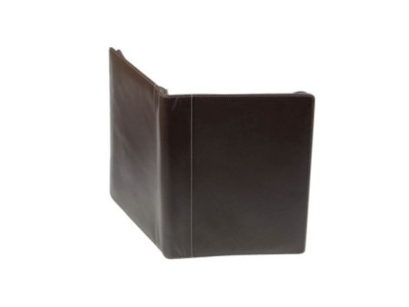 Alassio Conférencier 'MONACO', A4, cuir, marron sombre