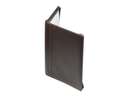 Alassio Conférencier 'MONACO', A4, cuir, marron sombre