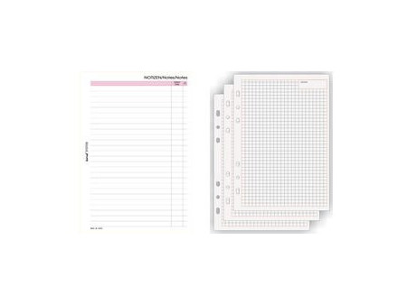 bind Fiche de rechange pour notes Manager, A5, quadrillé