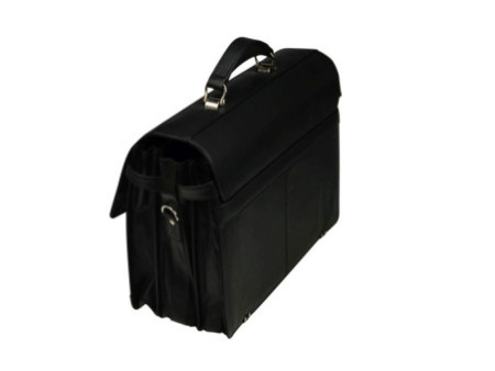 Alassio Porte-documents 'MONZA', cuir, noir