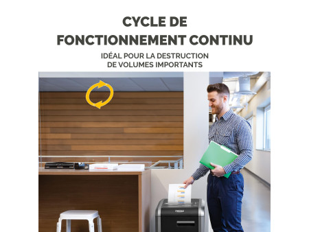 Fellowes destructeur documents Powershred 325i,bande 5,8mm