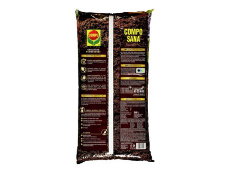 COMPO SANA Terreau de rempotage de qualité pour fleurs, 20 l