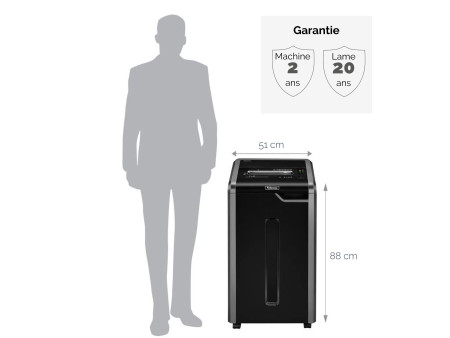 Fellowes Destructeur Powershred 325Ci, particule 4 x 38mm
