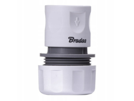 Bradas Raccord de tuyau femelle WHITE LINE, aquastop, 3/4'