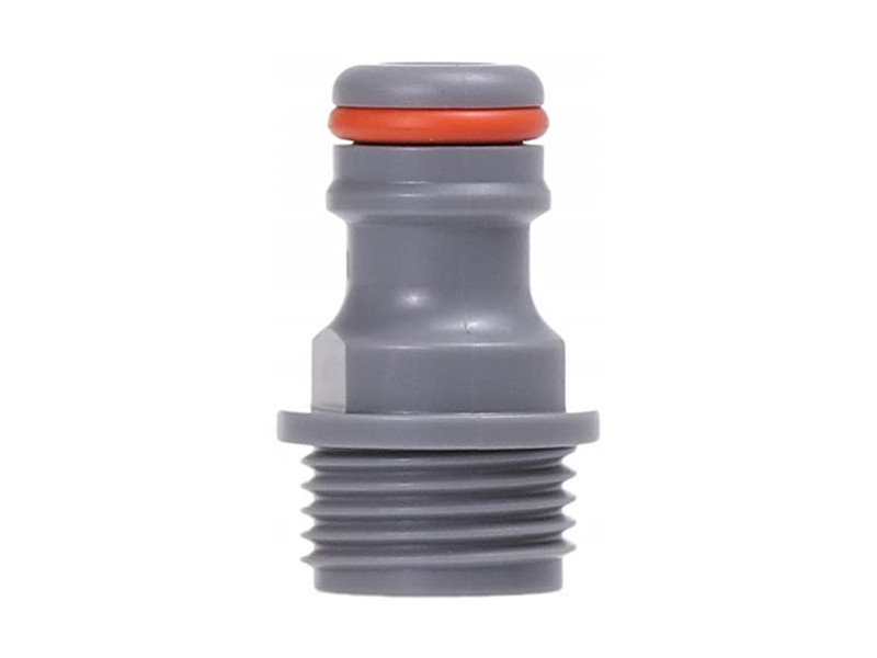 Bradas Adaptateur WHITE LINE, filetage extérieur 1/2', gris