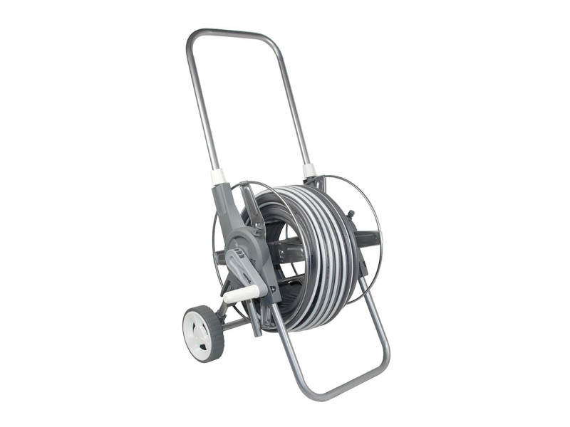 Bradas Dévidoir de tuyau WHITE SILVER PLUS, kit, 1/2', 30 m