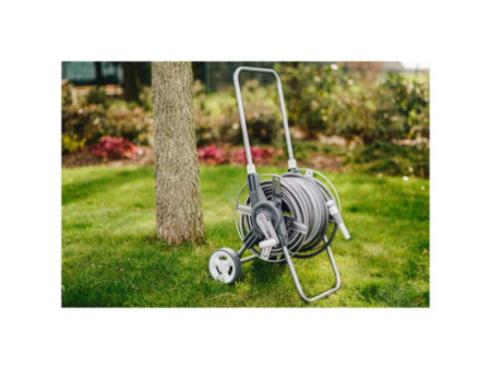 Bradas Dévidoir de tuyau WHITE SILVER PLUS, kit, 1/2', 30 m