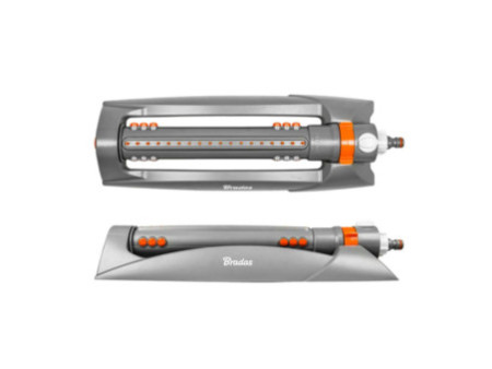 Bradas Arroseur oscillant WHITE LINE, 18 buses, gris/orange