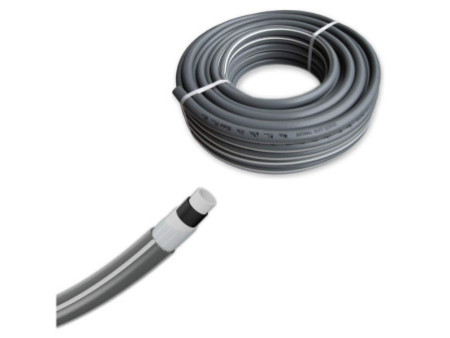 Bradas Tuyau d'arrosage WHITE LINE, 1/2', argent/blanc, 20 m