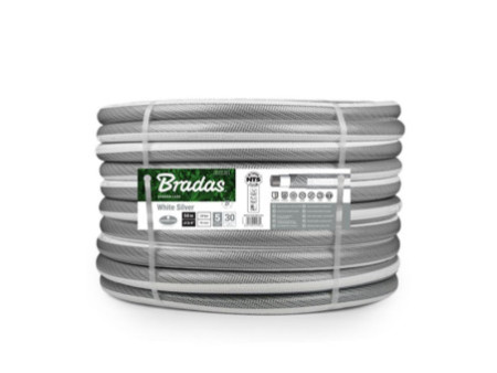 Bradas Tuyau d'arrosage NTS WHITE SILVER, 3/4', 50 m